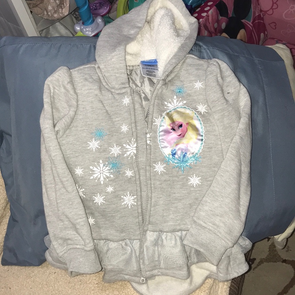 Girls zip up sweater